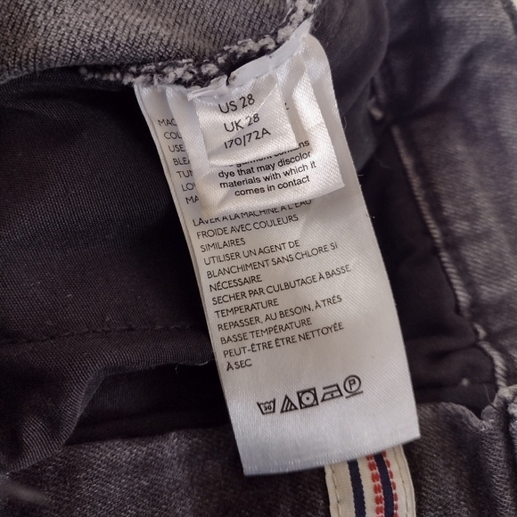 Pilcro : High Rise Skinny Button Fly Jeans In Black : Size 28 - Picture 5 of 5